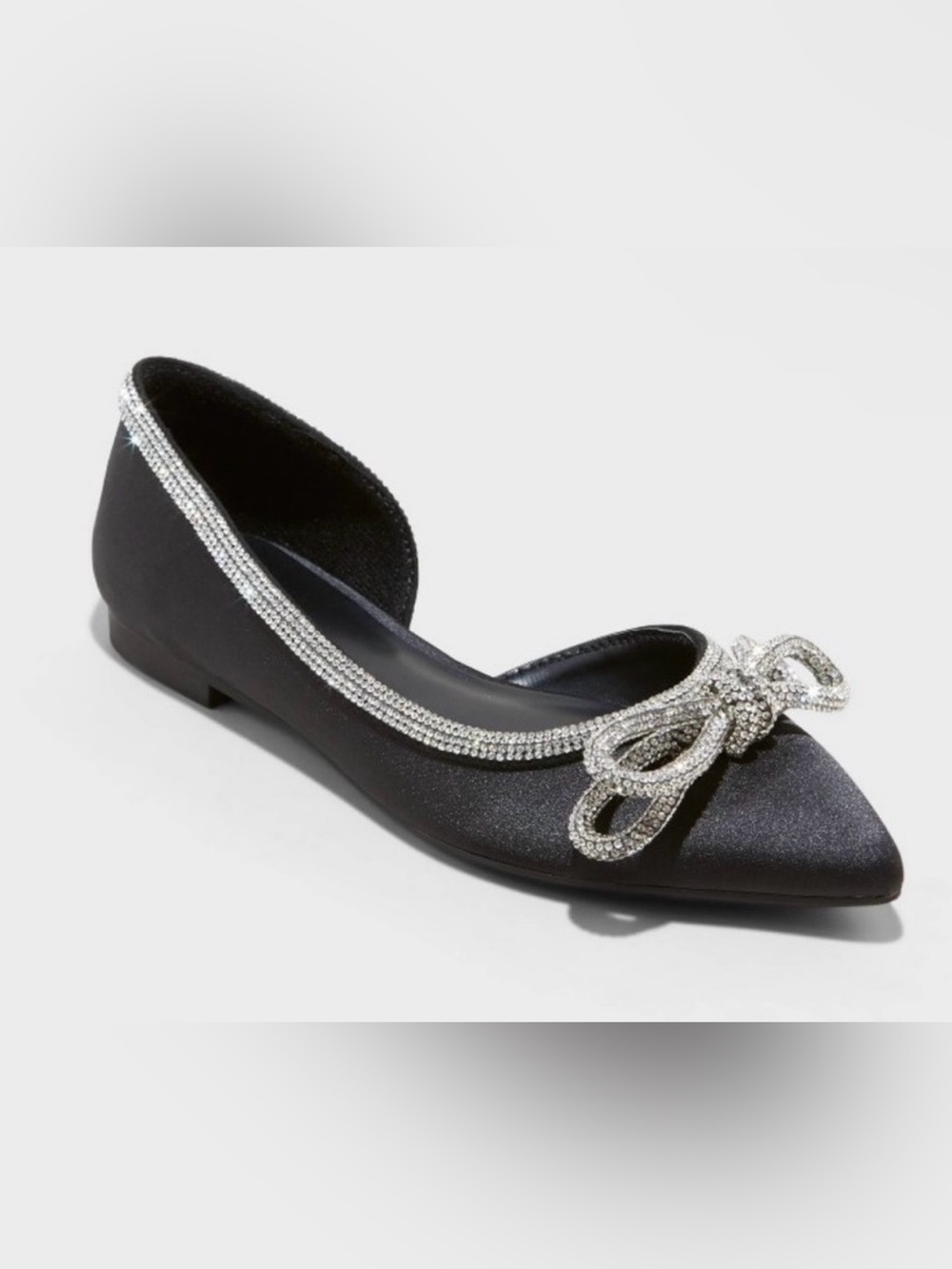 A New Day Juliette Bow Black Ballet Flat